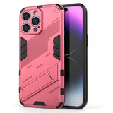 iPhone 15 Pro Max Cover med Stander Magenta