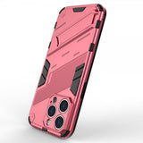 iPhone 15 Pro Max Cover med Stander Magenta