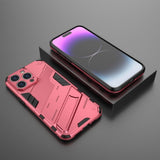 iPhone 15 Pro Max Cover med Stander Magenta