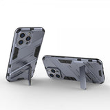iPhone 15 Pro Max Cover med Stander Mørkeblå