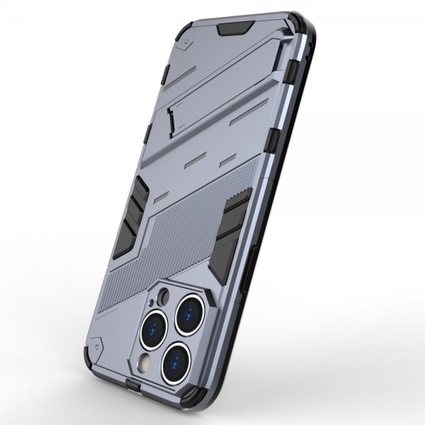 iPhone 15 Pro Max Cover med Stander Mørkeblå