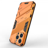 iPhone 15 Pro Max Cover med Stativ Orange