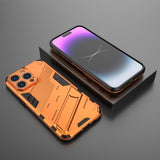 iPhone 15 Pro Max Cover med Stativ Orange