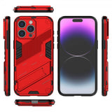 iPhone 15 Pro Max Cover med Stander Rød