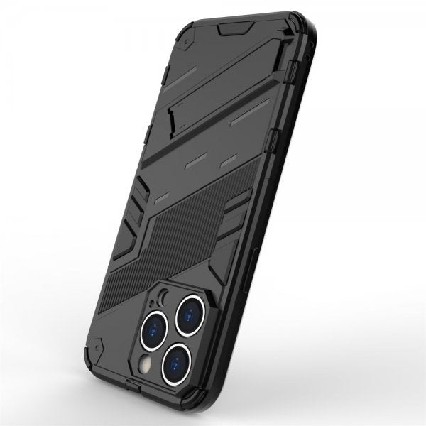 iPhone 15 Pro Max Cover med Stativ Sort