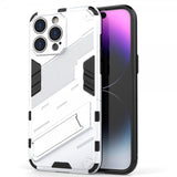 iPhone 15 Pro Max Cover med Stativ Hvid