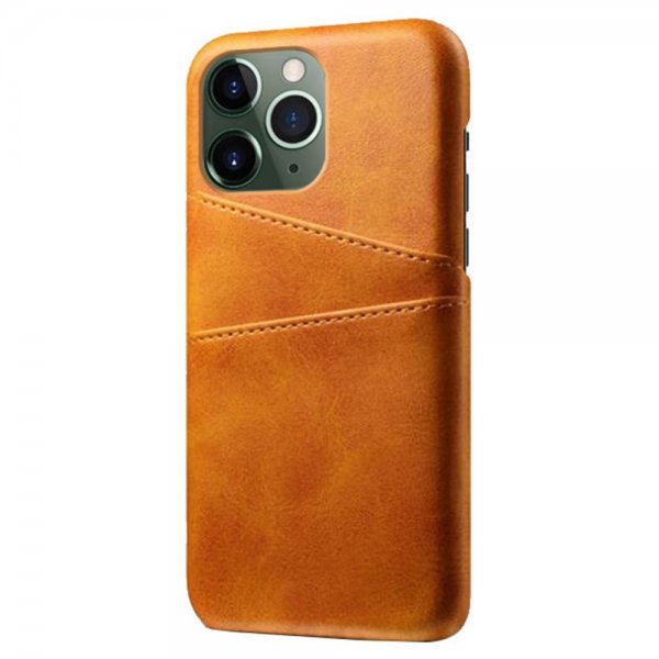 iPhone 15 Pro Max Cover med to Kortlommer Lysebrun