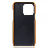 iPhone 15 Pro Max Cover med to Kortlommer Lysebrun