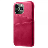 iPhone 15 Pro Max Cover med to Kortlommer Magenta