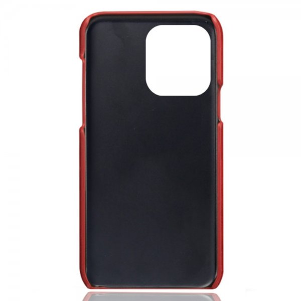 iPhone 15 Pro Max Cover med to kortlommer Rød
