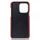 iPhone 15 Pro Max Cover med to kortlommer Rød