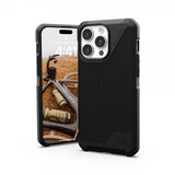Urban Armor Gear (UAG) iPhone 15 Pro Max Cover Metropolis LT MagSafe Kevlar Black