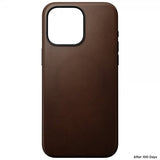 Nomad iPhone 15 Pro Max Cover Modern Læder Cover Brun