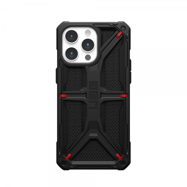 Urban Armor Gear (UAG) iPhone 15 Pro Max Cover Monarch Kevlar Black