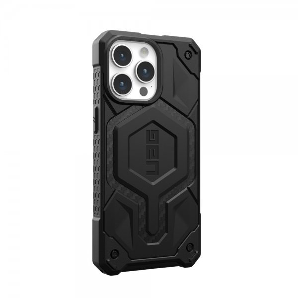 Urban Armor Gear (UAG) iPhone 15 Pro Max Cover Monarch Pro MagSafe Carbon Fiber