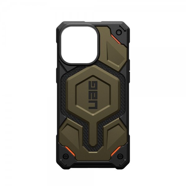 Urban Armor Gear (UAG) iPhone 15 Pro Max Cover Monarch Pro MagSafe Kevlar Element Green