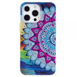 iPhone 15 Pro Max Cover Motiv Blå Mandala