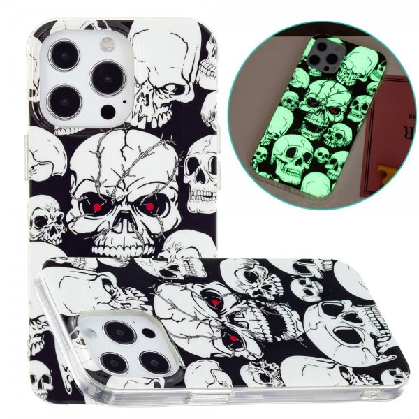 iPhone 15 Pro Max Cover Motiv Dødningehoveder