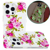 iPhone 15 Pro Max Cover Motiv Roser Hvid