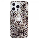 iPhone 15 Pro Max Cover Motiv Hvid Tiger