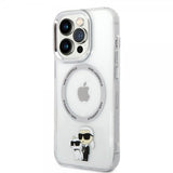 Karl Lagerfeld iPhone 15 Pro Max Cover NFT Karl & Choupette Transparent