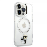 Karl Lagerfeld iPhone 15 Pro Max Cover NFT Karl & Choupette Transparent