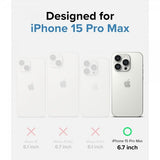 Ringke iPhone 15 Pro Max Cover Onyx Design Blue Brush