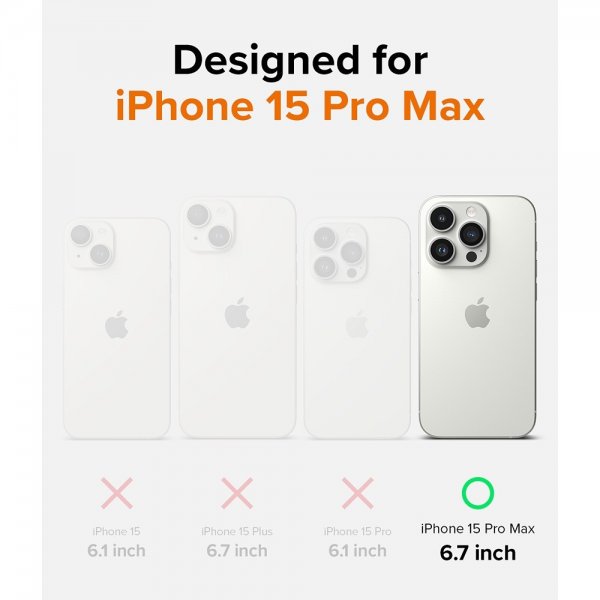 Ringke iPhone 15 Pro Max Cover Onyx Design Sticker