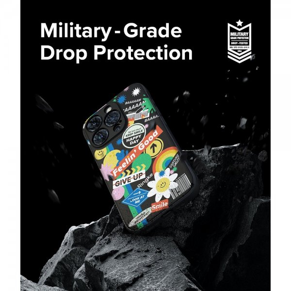 Ringke iPhone 15 Pro Max Cover Onyx Design Sticker