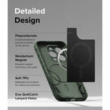 Ringke iPhone 15 Pro Max Cover Onyx Magnetic Dark Green