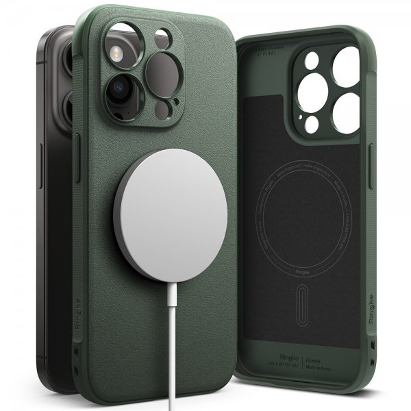 Ringke iPhone 15 Pro Max Cover Onyx Magnetic Dark Green