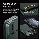 Spigen iPhone 15 Pro Max Cover Optik Armor MagFit Abyss Green