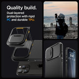 Spigen iPhone 15 Pro Max Cover Optik Armor MagFit Sort