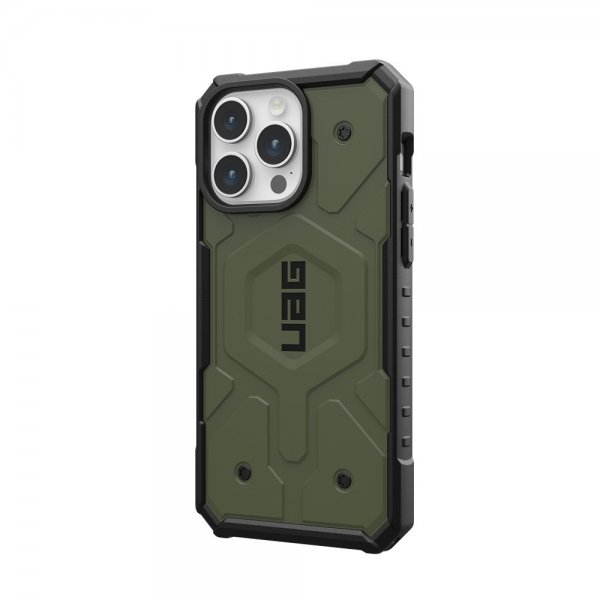 Urban Armor Gear (UAG) iPhone 15 Pro Max Cover Pathfinder MagSafe Olive Drab