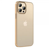 X-Level iPhone 15 Pro Max Cover Belagt Kant Guld