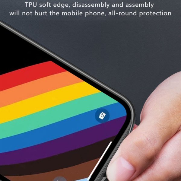 X-Level iPhone 15 Pro Max Cover Belagt Kant Guld