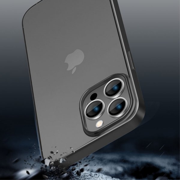 X-Level iPhone 15 Pro Max Cover Belagt Kant Guld