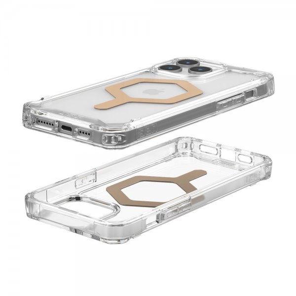 Urban Armor Gear (UAG) iPhone 15 Pro Max Cover Plyo MagSafe Ice Guld