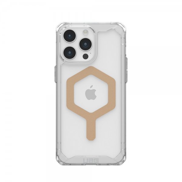 Urban Armor Gear (UAG) iPhone 15 Pro Max Cover Plyo MagSafe Ice Guld