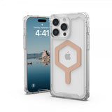 Urban Armor Gear (UAG) iPhone 15 Pro Max Cover Plyo MagSafe Ice Rose Gold