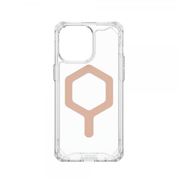 Urban Armor Gear (UAG) iPhone 15 Pro Max Cover Plyo MagSafe Ice Rose Gold
