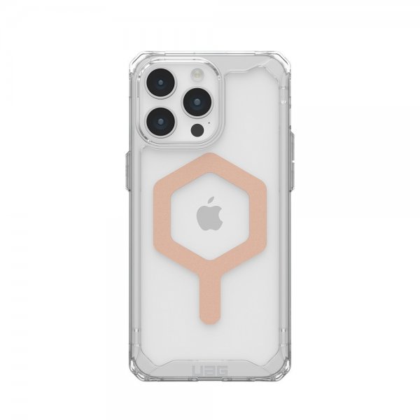 Urban Armor Gear (UAG) iPhone 15 Pro Max Cover Plyo MagSafe Ice Rose Gold