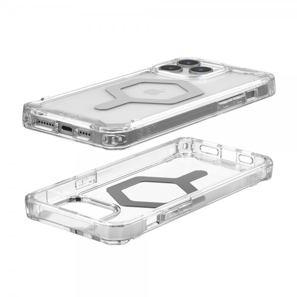 Urban Armor Gear (UAG) iPhone 15 Pro Max Cover Plyo MagSafe Ice Silver