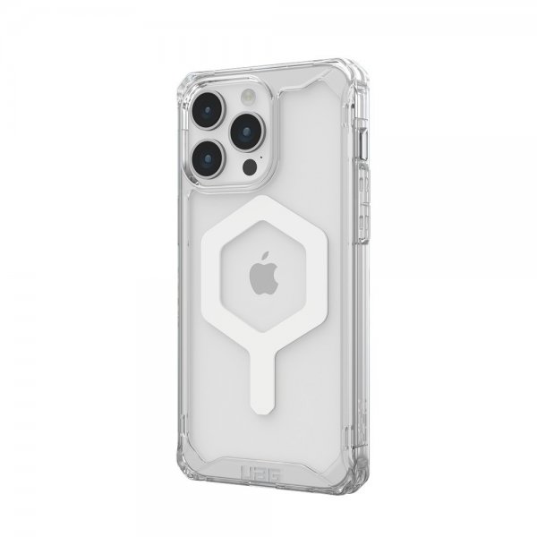 Urban Armor Gear (UAG) iPhone 15 Pro Max Cover Plyo MagSafe Ice Hvid