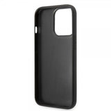 Karl Lagerfeld iPhone 15 Pro Max Cover Quilted Nylon Puffy Case Logo Plate Sort