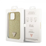 Guess iPhone 15 Pro Max Skal Rhinsten Guld