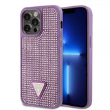 Guess iPhone 15 Pro Max Cover Rhinsten Lilla
