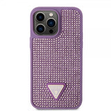 Guess iPhone 15 Pro Max Cover Rhinsten Lilla