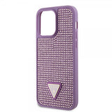 Guess iPhone 15 Pro Max Cover Rhinsten Lilla