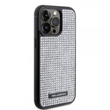 Karl Lagerfeld iPhone 15 Pro Max Cover Rhinestone Sølv
